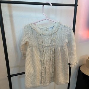 Janie and Jack infant girls sweater dress
